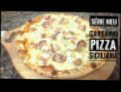 Série meu cardápio #03 Pizza siciliana  assada em forno Tupasy  