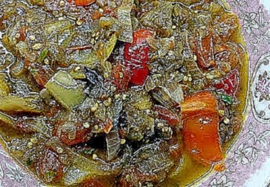 Салат из баклажанов Аджапсандали на зиму 