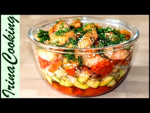 Салат ФИЛИППИНЫ с красной рыбой | Salad with Red Fish and Vegetables 