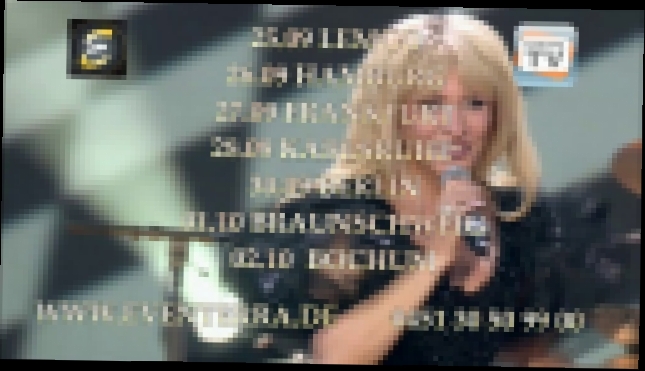 Ирина Аллегрова в Германии 2014 с программой "На Бис". - видеоклип на песню