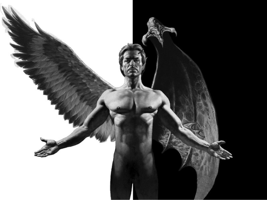 Кассиопея Ангел слева, ангел справа