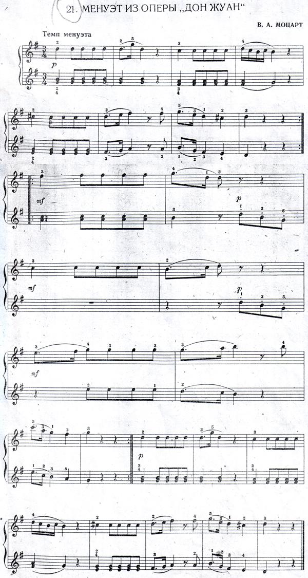 Моцарт Симфония Музыка-Ангелов-piano
